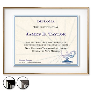 Glass Floating Certificate Frames | PaperDirect’s