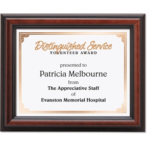 Cherry Wood Certificate Frames PaperDirect #39 s