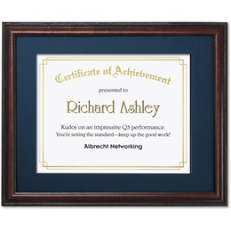 Diploma Certificate Frames Wood Glass Leather PaperDirect #39 s