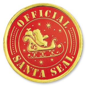 Santa Foil Seals | PaperDirect’s