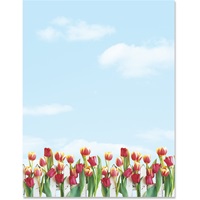 Tulip Garden Border Papers | PaperDirect's