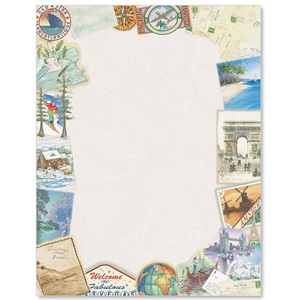 Vacation Border Papers | PaperDirect's