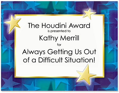 funny certificate of achievement