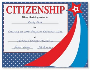 Citizenship Award Casual Certificates by PaperDirect