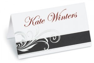 Stylish Specialty Folded Place Cards by PaperDirect