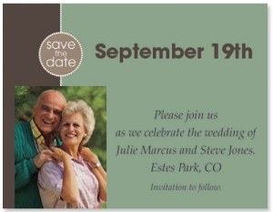 Save the Date Modern Photo Postcards