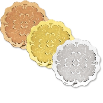 scalloped embossed seals 