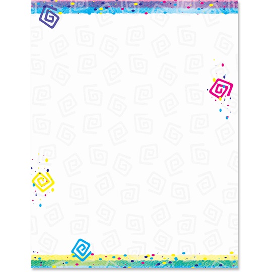 Jazzed Border Papers | Paper Direct