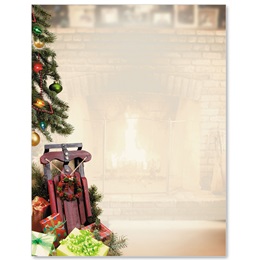 Christmas Letterhead Paper for Printing