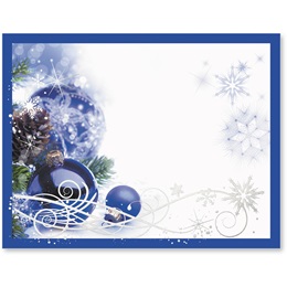 5.5 in x 8.5 in Sapphire Christmas Jumbo Specialty Postcards, Pack of 100