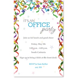 5.5 in x 8.5 in Good Vibrations Casual Invitations, Pack of 24