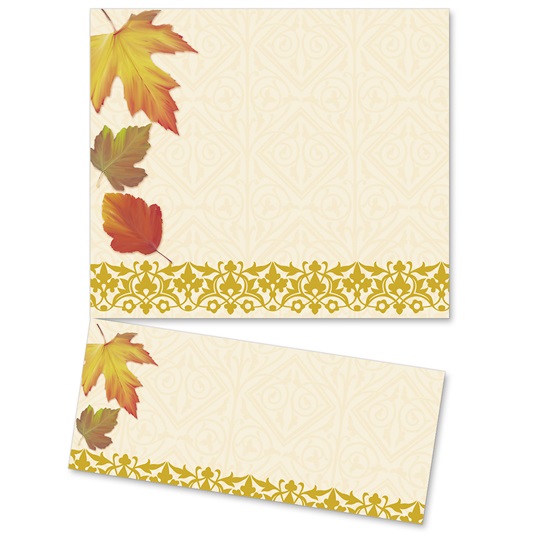 Fall Fancy Lettertop Certificates Paper Direct