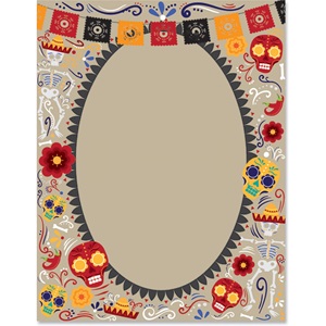 Dia de Los Muertos Border Paper | PaperDirect's