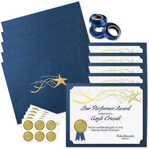 Deluxe Shooting Star Certificate Bundles | PaperDirect's