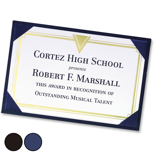 Leatherette Mini Award Boards Paper Direct
