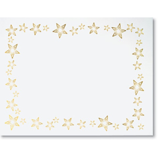 Dancing Stars Specialty Certificates Paper Direct