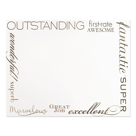 Words Border Specialty Certificate Paper Direct