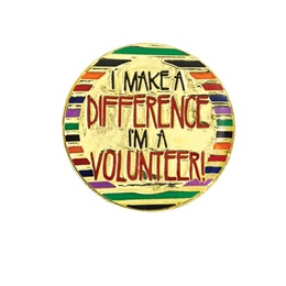 Volunteer Award Pin - I Make A Difference