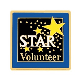 Volunteer Award Pin - Star Volunteer