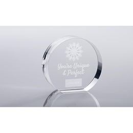 Snowflake 2.25 in Crystal Award