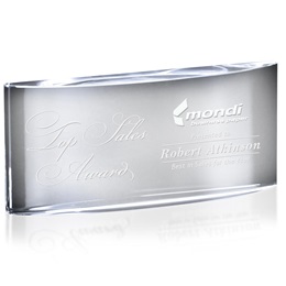 Renville 2 in x 5 in Crystal Award Trophy