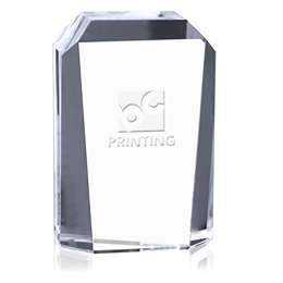 Bankston 4 in x 3 in Crystal Award Trophy