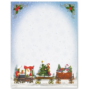 Holiday Train Border Papers | PaperDirect's
