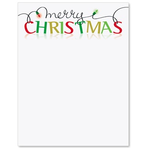 Merry Christmas Border Papers | PaperDirect's