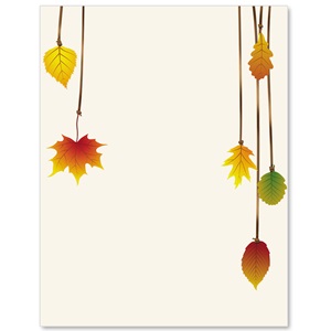 Free Fall Border Papers | PaperDirect's