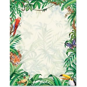 Rain Forest Border Papers | PaperDirect's