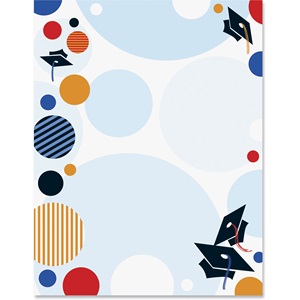 Festive Graduation Border Papers | PaperDirect's