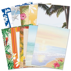 Tropical Border Papers Variety Pack | PaperDirect's