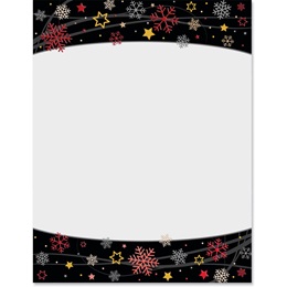 8.5 x 11 in Winding Winter Specialty Border Papers, Pack of 100