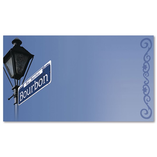 Bourbon Street Sign Business Cards Paper Direct