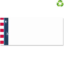 4.125 x 9.5 in. Patriotic Colors #10 Envelopes, Pack of 25