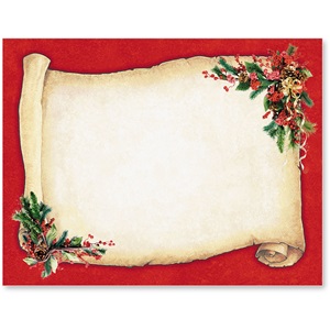 Christmas Scroll Postcards | PaperDirect's