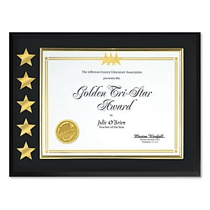 5 Star Certificate Plaque by PaperDirect