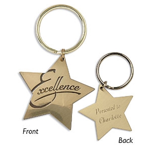 Star Key Ring Excellence by PaperDirect