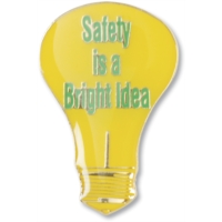 Safety is a Bright Idea Recognition Pin