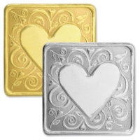 Whimsy Heart Deluxe Embossed Seals by PaperDirect