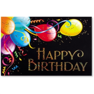 Birthday Dazzle Deluxe Greeting Cards by PaperDirect