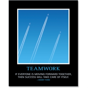 Teamwork Poster by PaperDirect