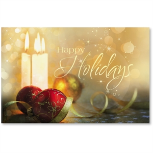 Season's Sparkle Printable Greeting Cards by PaperDirect