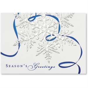 Shiny Facets Deluxe Holiday Greeting Card by PaperDirect