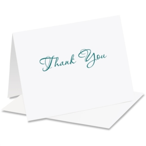 Scripty Thank You NoteCards by PaperDirect