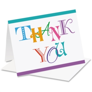 Vibrance Thank You NoteCards by PaperDirect