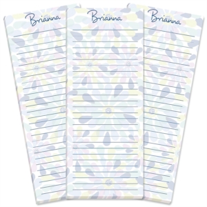 Fresh Blooms Personalized List Pads by PaperDirect