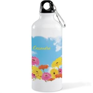 Floral Motivation Water Bottle by PaperDirect