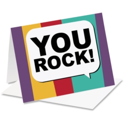 You Rock NoteCards by PaperDirect
