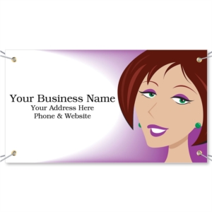 Blunt Hairstyle Vinyl Banners by PaperDirect